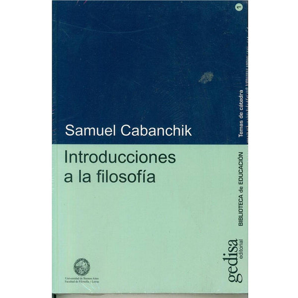 INTRODUCCION A LA FILOSOFIA