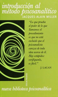 INTRODUCCION AL METODO PSICOANALITICO