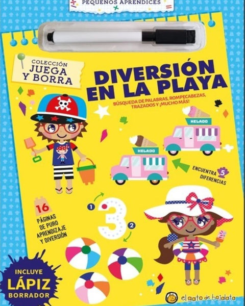 JUEGA Y BORRA: DIVERSION EN LA PLAYA