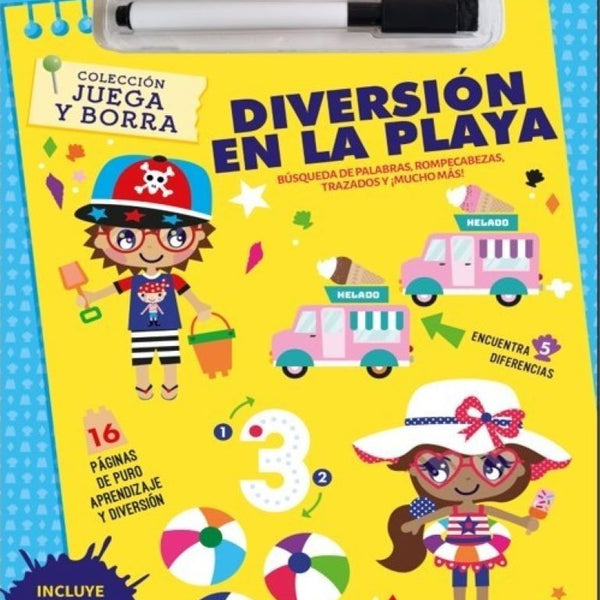 JUEGA Y BORRA: DIVERSION EN LA PLAYA