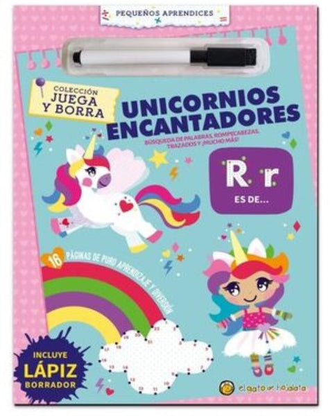 JUEGA Y BORRA: UNICORNIOS ENCANTADORES