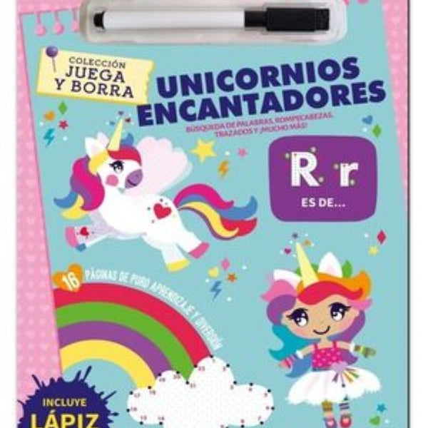 JUEGA Y BORRA: UNICORNIOS ENCANTADORES