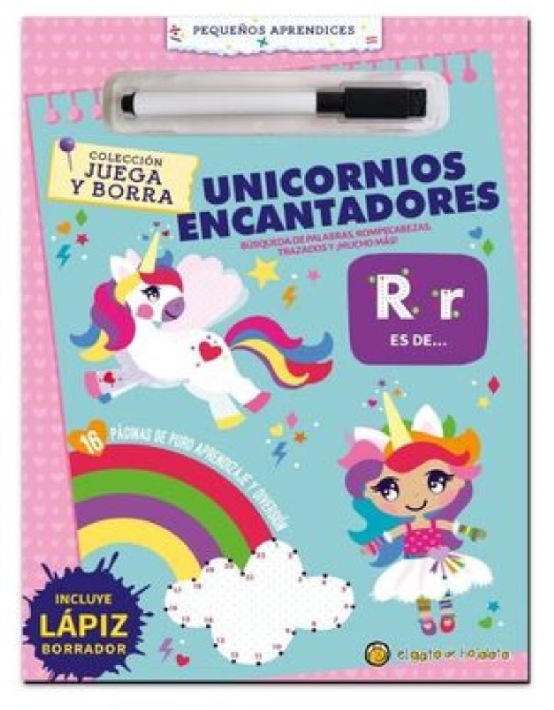 JUEGA Y BORRA: UNICORNIOS ENCANTADORES