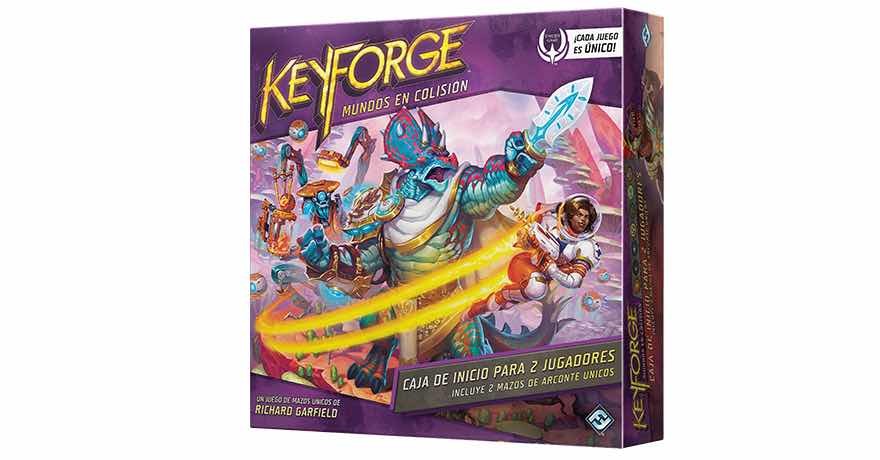 KEYFORGE MUNDIS EN COLISION CAJA 2 JUGADORES