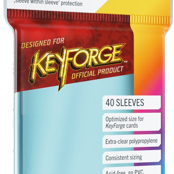 KEYFORGE PRIME EXOSHIELDS CLEAR (40) 66X92