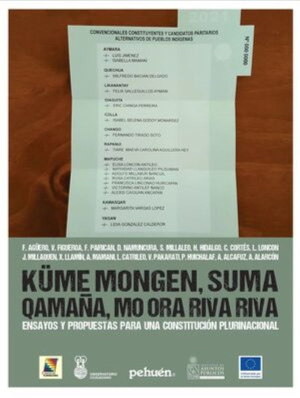 KUME MONGEN, SUMA QAMAÑA, MO ORA RIVA RIVA : ENSAYOS Y PROPUESTAS PARA