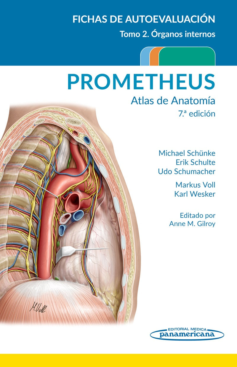 PROMETHEUS. ATLAS DE ANATOMIA  7ª ED. FICHAS DE AUTOEVALUACION TOMO 2. ORGANOS INTERNOS