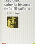 LECCIONES SOBRE LA HISTORIA DE LA FILOSOFIA III