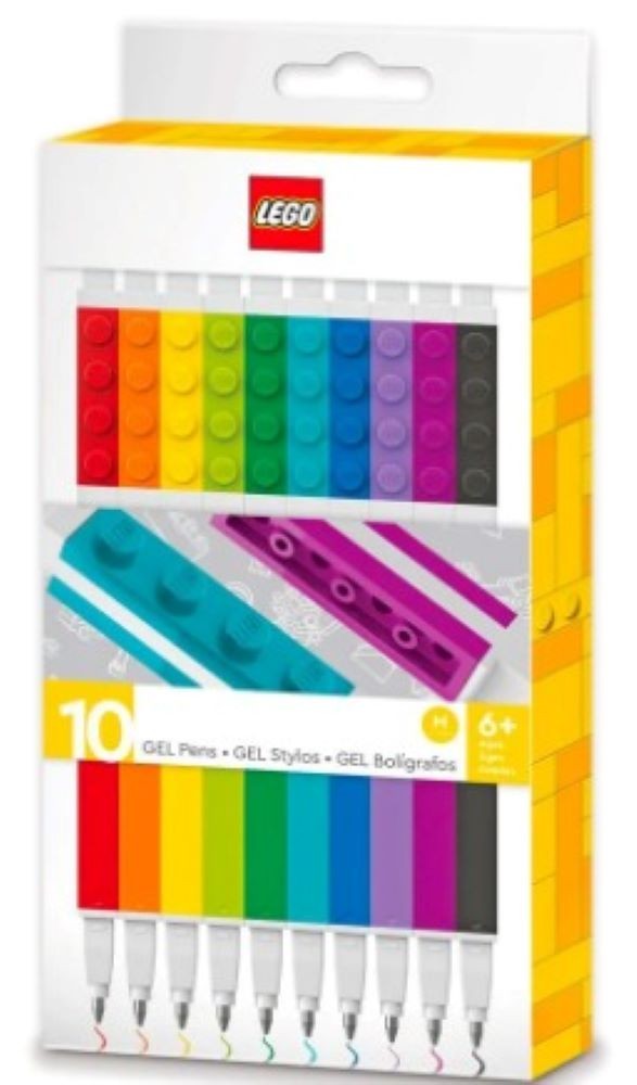 LEGO ICONIC WRITING INSTR - LAPIZ GEL 10 PACK