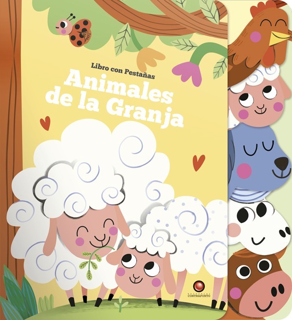 Libro con pestañas - ANIMALES DE LA GRANJA
