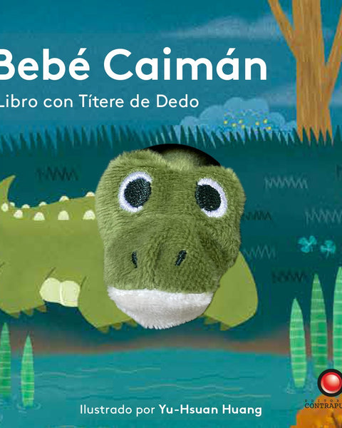 LIBRO CON TITERE DE DEDO - BEBE CAIMAN