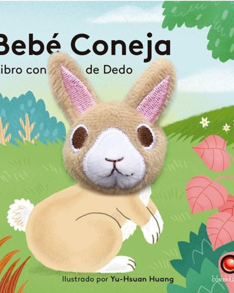 libro con titere de dedo - BEBE CONEJA