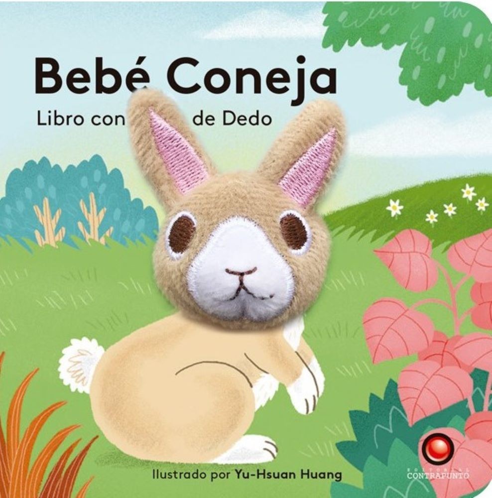 libro con titere de dedo - BEBE CONEJA