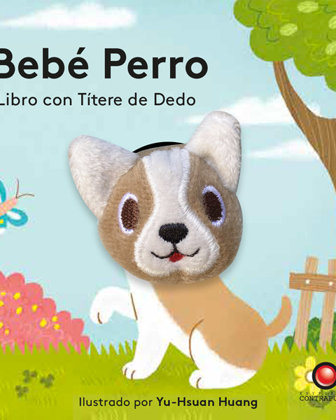 LIBRO CON TITERE DE DEDO - BEBE PERRO