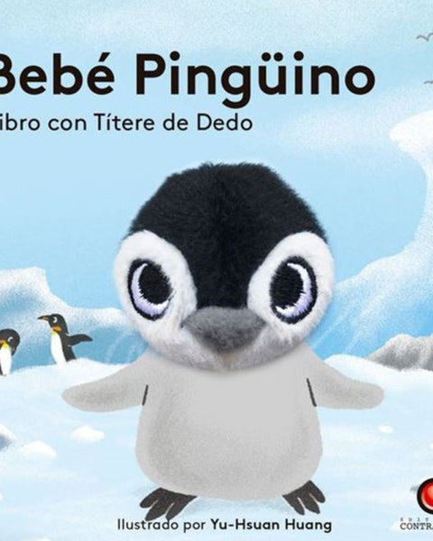 libro con titere de dedo - BEBE PINGÜINO