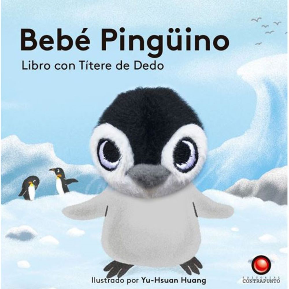 libro con titere de dedo - BEBE PINGÜINO