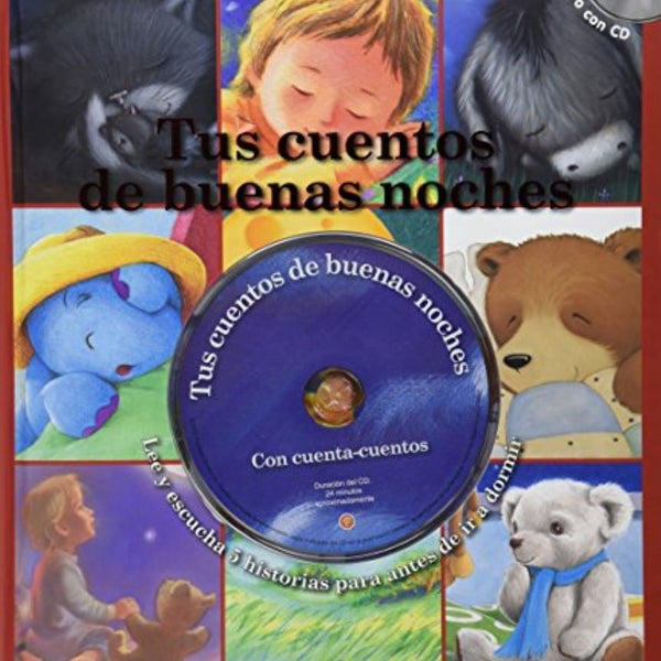 TUS CUENTOS DE BUENAS NOCHES - libro del tesoro + cd