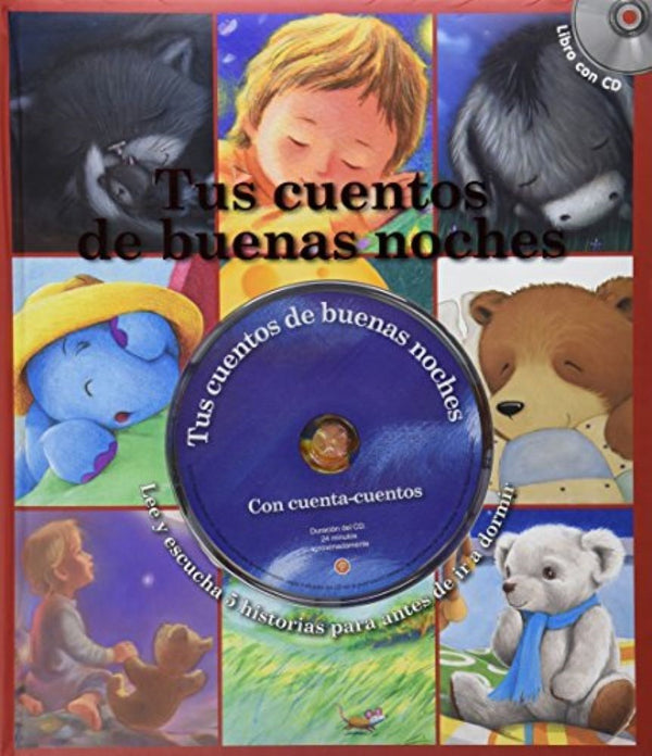 TUS CUENTOS DE BUENAS NOCHES - libro del tesoro + cd