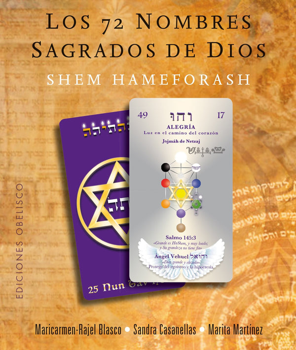 LOS 72 NOMBRES SAGRADOS DE DIOS (LIBRO+CARTAS)
