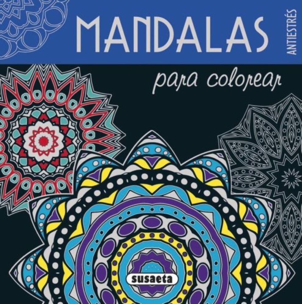 MANDALAS PARA COLOREAR AZUL