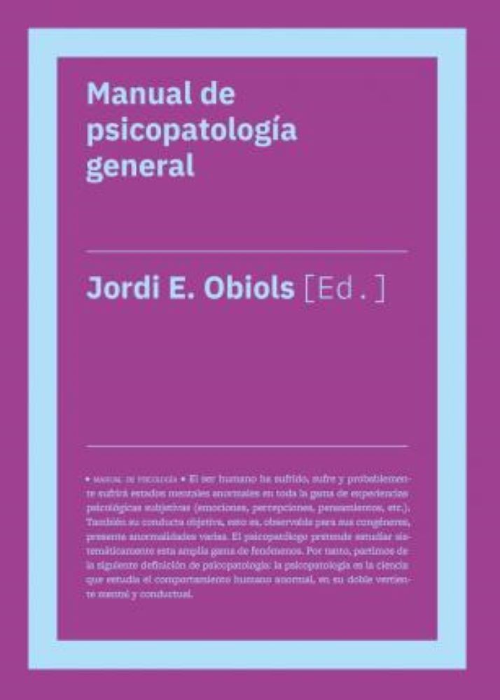 MANUAL DE PSICOPATOLOGIA GENERAL