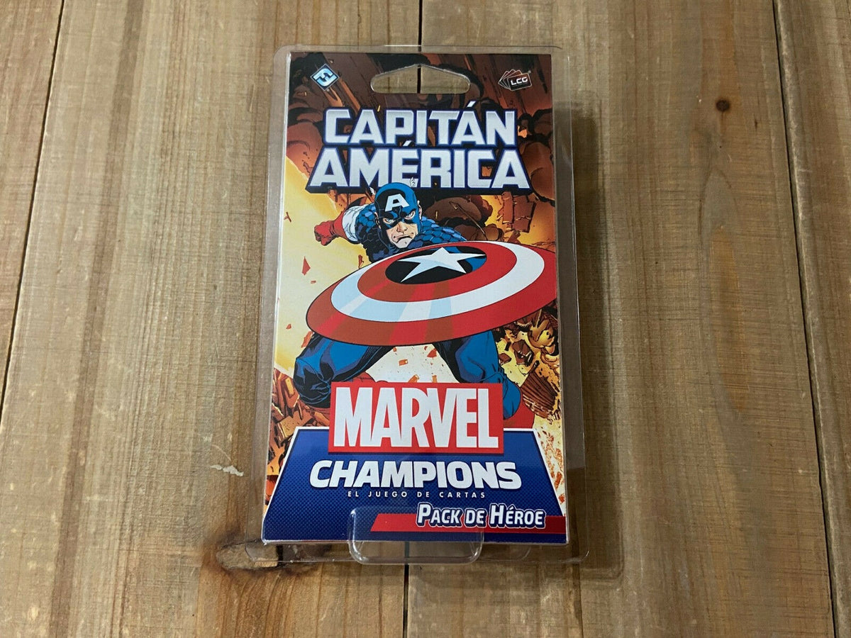 MARVEL CHAMPIONS CAPITAN AMERICA MAZO 60 CARTAS