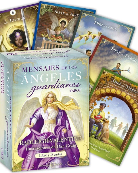 MENSAJES DE LOS ANGELES GUARDIANES. TAROT (LIBRO Y 78 CARTAS)