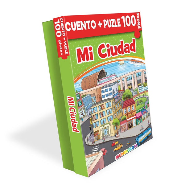 MI CIUDAD CUENTOS + PUZZLE 100 PIEZAS