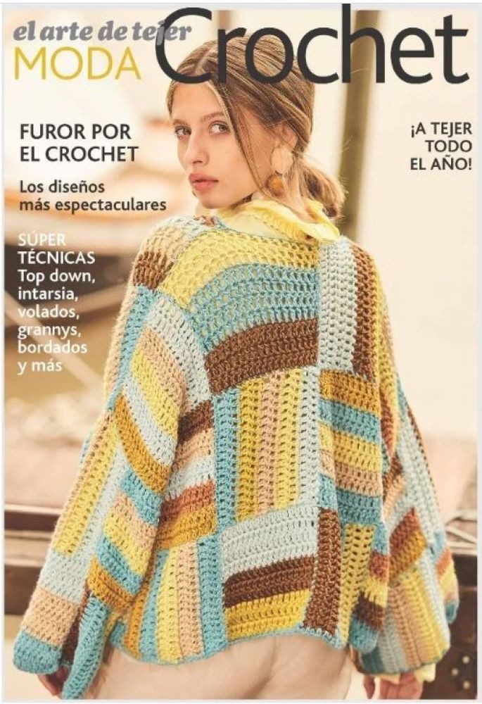 MODA CROCHET 2023 . ARTE DE TEJER