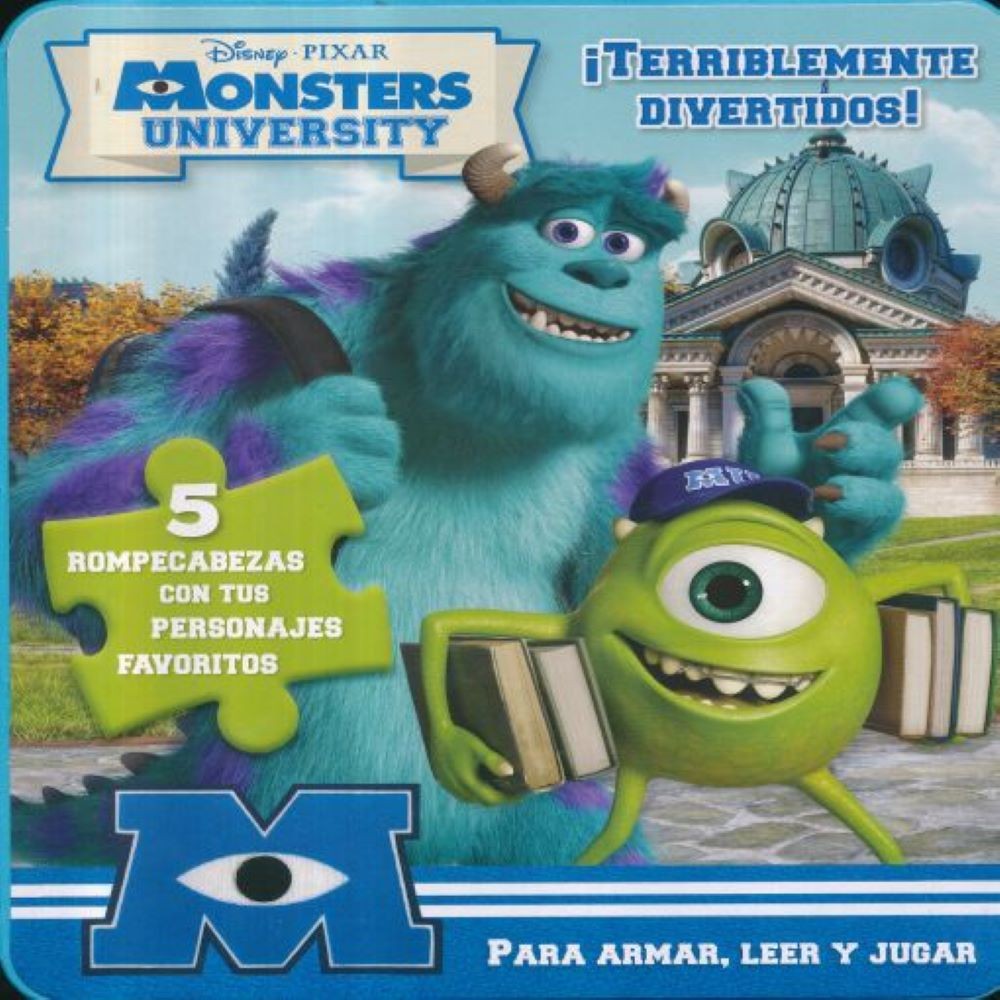 MONSTERS - TERRIBLEMENTE DIVERTIDO GOMA EVA 5 ROMPECABEZAS