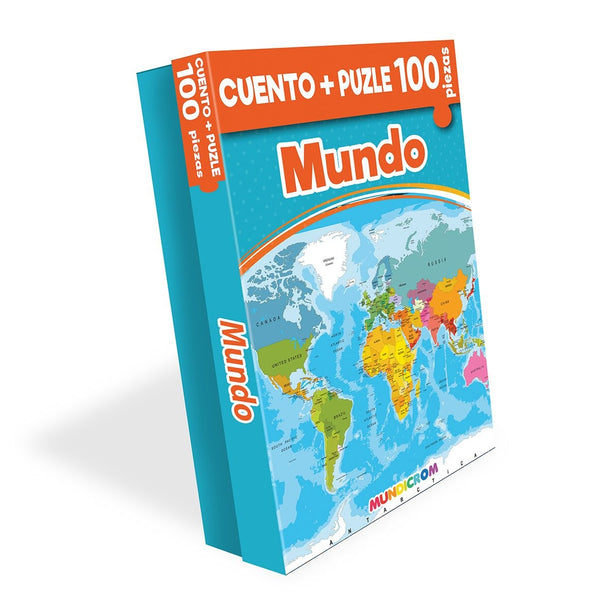 MUNDO CUENTOS + PUZZLE 100 PIEZAS