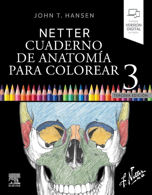 NETTER. CUADERNO DE ANATOMIA PARA COLOREAR 3ED.