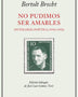 NO PUDIMOS SER AMABLES: ANTOLOGIA POETICA