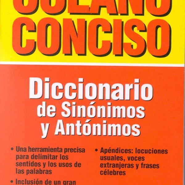 OCEANO CONCISO. DICCIONARIO DE SINONIMOS Y ANTONIMOS