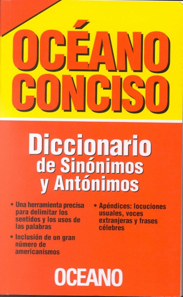 OCEANO CONCISO. DICCIONARIO DE SINONIMOS Y ANTONIMOS