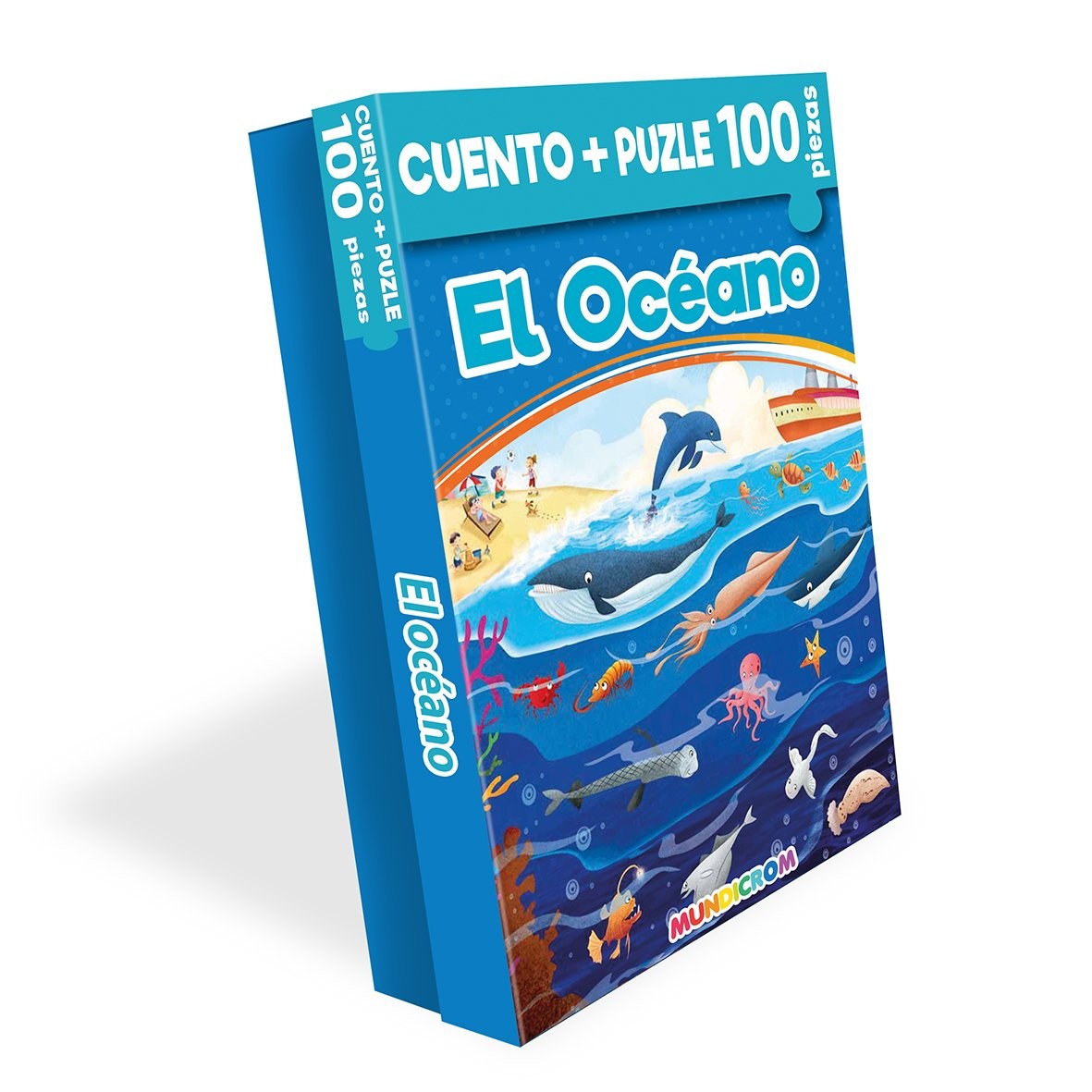 OCEANO CUENTOS + PUZZLE 100 PIEZAS