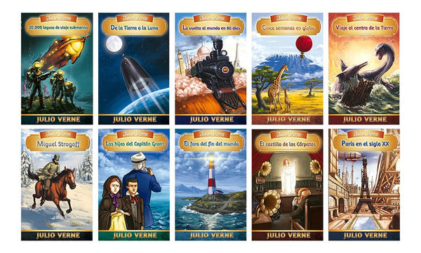 PACK JULIO VERNE 10 TITULOS