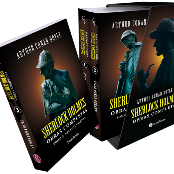 PACK OBRAS COMPLETAS ARTHUR CONAN DOYLE 3 VOL