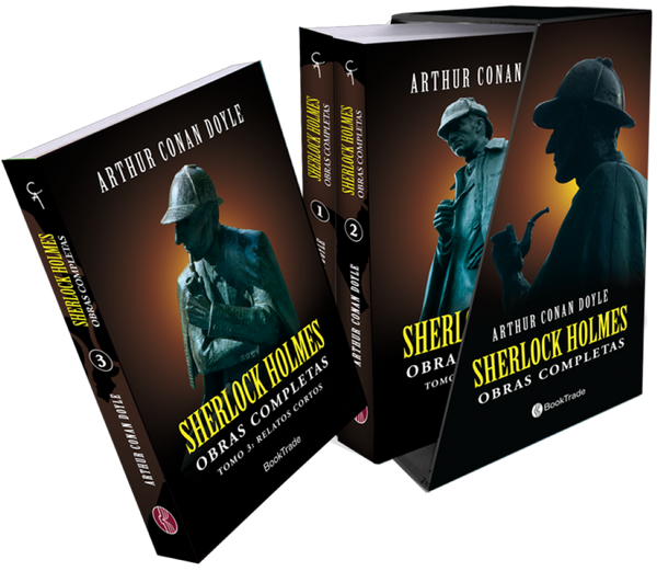 PACK OBRAS COMPLETAS ARTHUR CONAN DOYLE 3 VOL