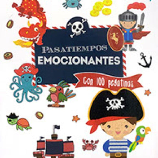 PASATIEMPOS EMOCIONANTES 100 PEGATINAS