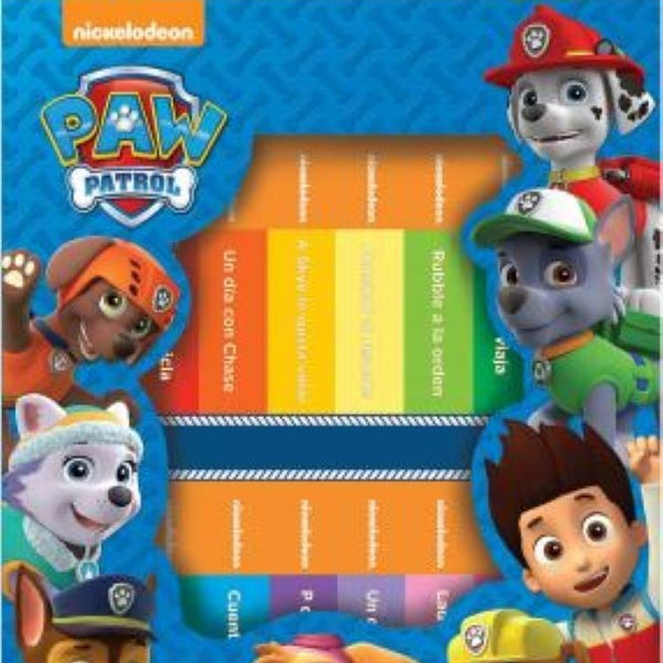 PAW PATROL 12 LIBROS DE CARTON