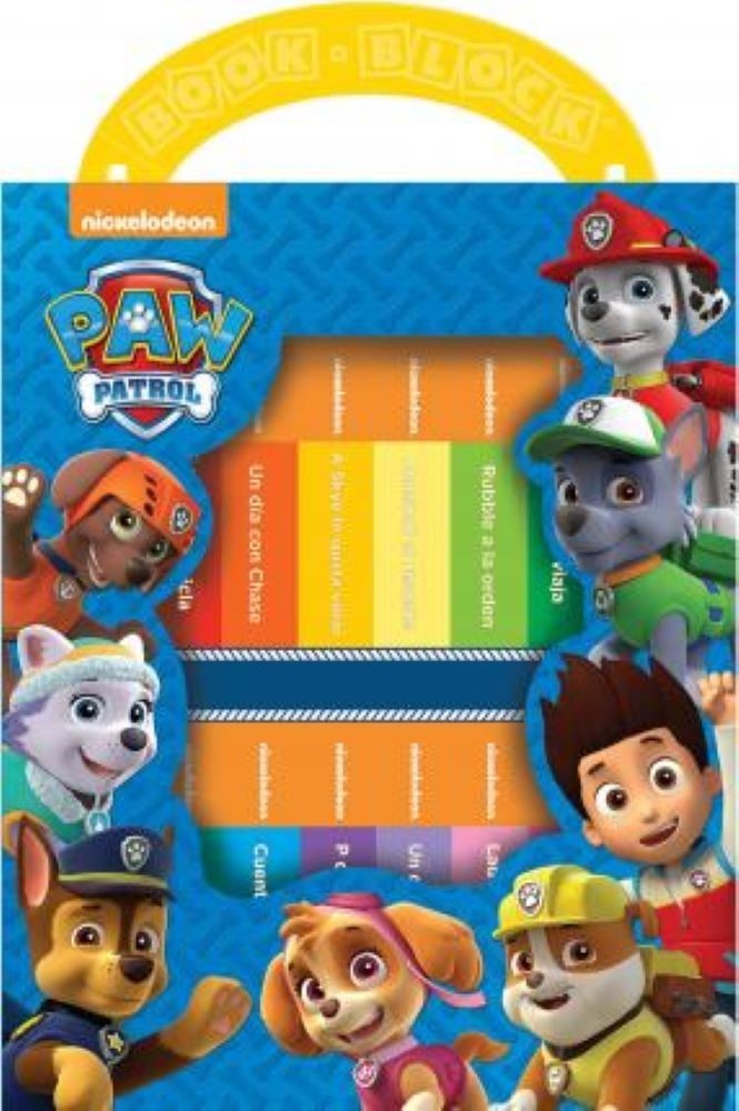 PAW PATROL 12 LIBROS DE CARTON