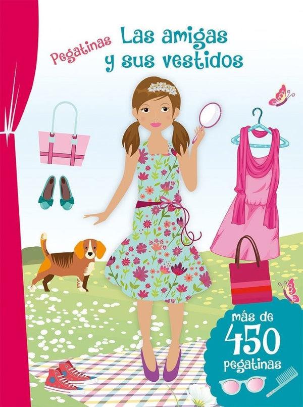 PEGATINAS - AMIGAS Y SUS VESTIDOS