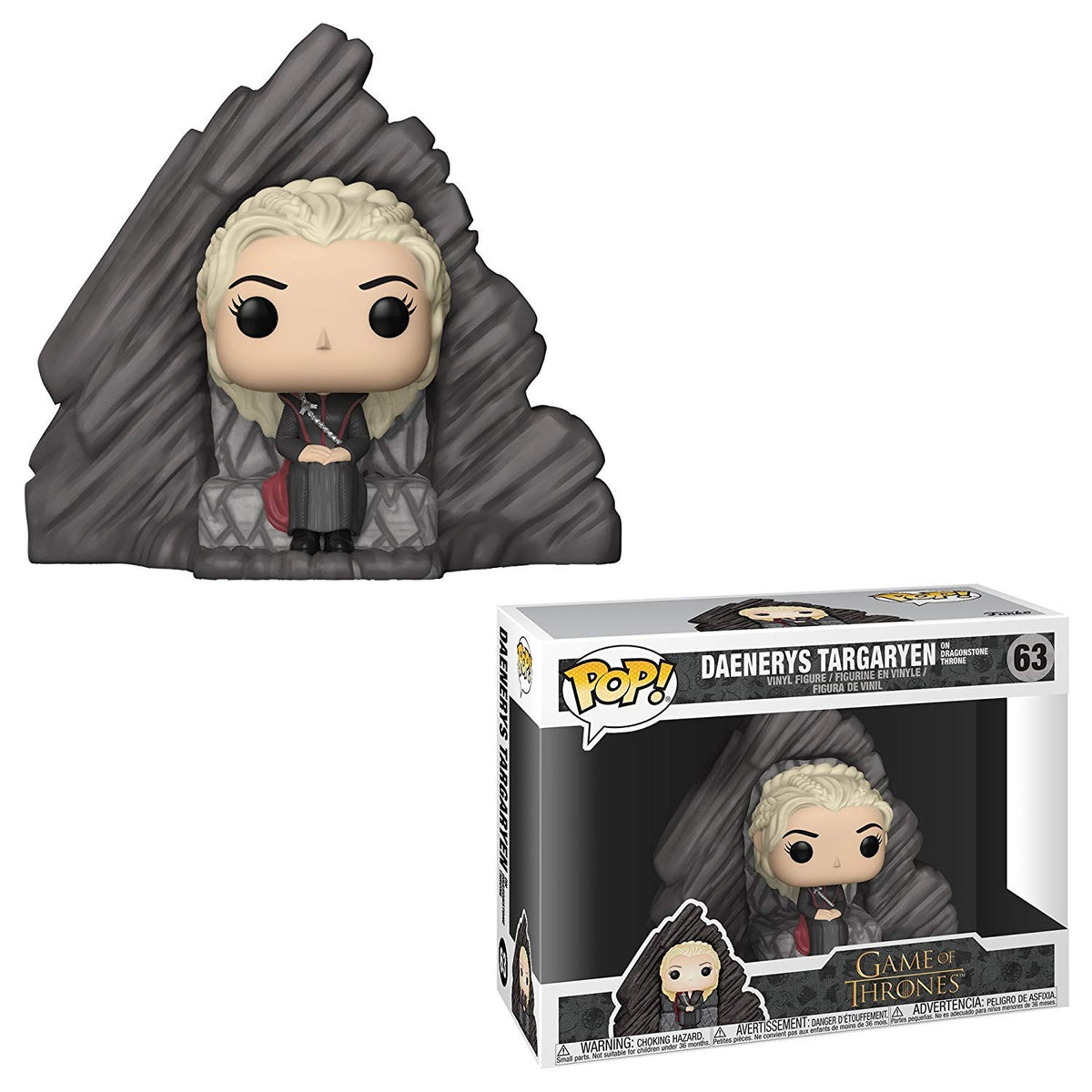 POP DAENERYS  EN EL TRONO DE DRAGONSTONE