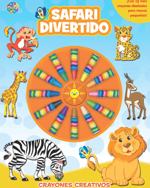 SAFARI DIVERTIDO. CRAYONES CREATIVOS