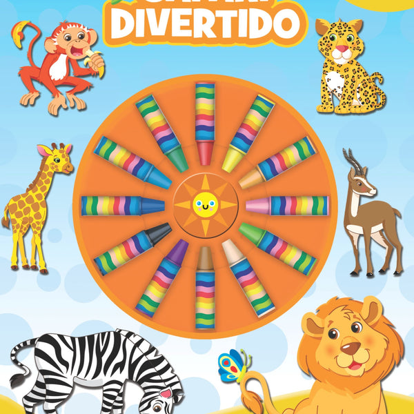 SAFARI DIVERTIDO. CRAYONES CREATIVOS