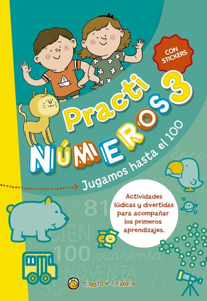 PRACTI NUMEROS 3 - CON STICKERS