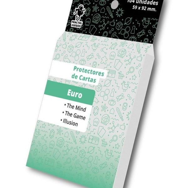 PROTECTORES DE CARTAS EURO (59 X 92 MM) - 104 UNIDADES