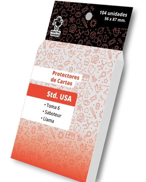 PROTECTORES DE CARTAS STD. USA (56 X 87 MM) - 104 UNIDADES