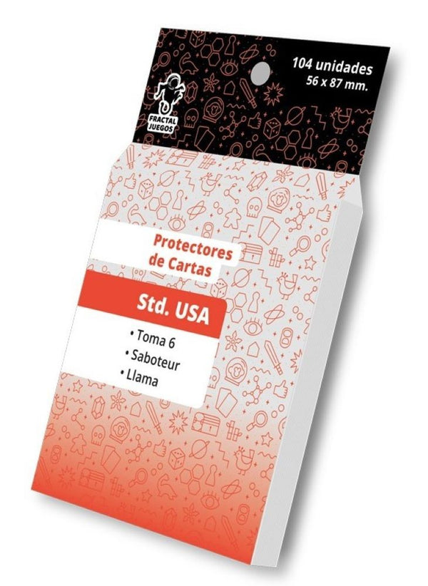 PROTECTORES DE CARTAS STD. USA (56 X 87 MM) - 104 UNIDADES